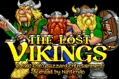 The Lost Vikings (U)(Independent) Title Screen