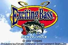 Exciting Bass (J)(GBATemp) Title Screen