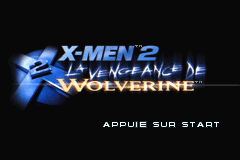 X-Men 2 - La vengeance de Wolverine (F)(Patience) Title Screen