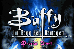 Buffy Im Bann Der Damonen (G)(Suxxors) Title Screen