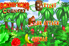 Donkey Kong Country (E)(Menace) Title Screen