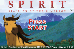 Spirit - Stallion Of The Cimarron (E)(BatMan) Title Screen
