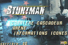 Stuntman (E)(Rising Sun) Title Screen