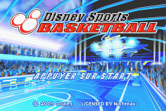 Disney Sports Basketball (E)(Surplus) Title Screen