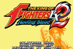 The King of Fighters EX2 - Howling Blood (E)(Rising Sun) Title Screen