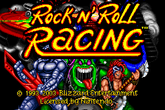 Rock n' Roll Racing (U)(Venom) Title Screen