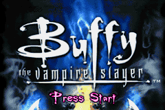 Buffy The Vampire Slayer (U)(Mode7) Title Screen