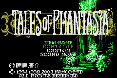 Tales of Phantasia (J)(Eurasia) Title Screen