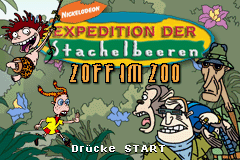 Expedition Der Stachelbeeren Zoff Im Zoo (G)(Rising Sun) Title Screen