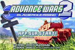 Advance Wars 2 - Black Hole Rising (E)(Surplus) Title Screen