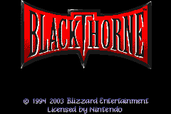 Blackthorne (U)(Mode7) Title Screen
