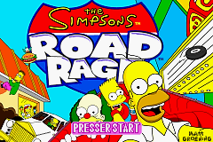 The Simpson's Road Rage (E)(Suxxors) Title Screen
