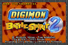 Digimon Battle Spirit 2 (U)(Rising Sun) Title Screen