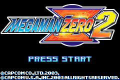 Megaman Zero 2 (U)(Eurasia) Title Screen
