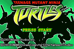 Teenage Mutant Ninja Turtles (U)(Hyperion) Title Screen