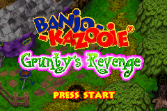 Banjo Kazooie Grunty's Revenge (E)(Suxxors) Title Screen