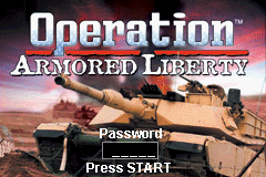 Operation Armored Liberty (U)(Rising Sun) Title Screen