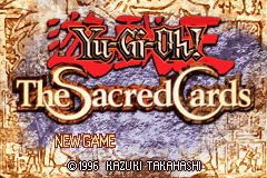 Yu-Gi-Oh! - The Sacred Cards (U)(Venom) Title Screen