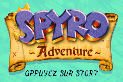 Spyro Adventures (E)(Patience) Title Screen