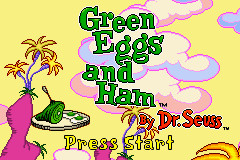 Dr Seuss - Green Eggs and Ham (U)(Mode7) Title Screen