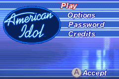 American Idol (U)(Mode7) Title Screen