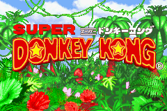 Super Donkey Kong (J)(Rising Sun) Title Screen