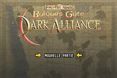 Baldur's Gate - Dark Alliance (E)(Cezar) Title Screen