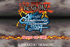 Yu-Gi-Oh! - World Championship Tournament 2004 (U)(Rising Sun) Title Screen