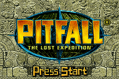 Pitfall - The Lost Expedition (E)(Menace) Title Screen