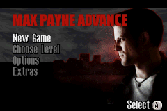 Max Payne Advance (E)(Rising Sun) Title Screen