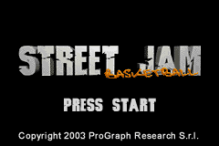 Street Jam Basketball (U)(Rising Sun) Title Screen