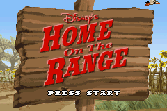 Disney's Home on the Range (U)(Mode7) Title Screen