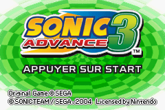 Sonic Advance 3 (U)(Venom) Title Screen
