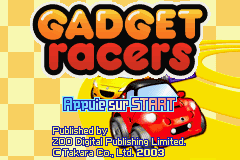 Gadget Racers (E)(Independent) Title Screen