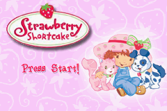 Strawberry Shortcake Volume 1 - Gameboy Advance Video (U)(Independent) Title Screen