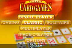 Ultimate Card Games (U)(Independent) Title Screen