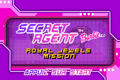 Barbie Secret Agent (E)(Independent) Title Screen