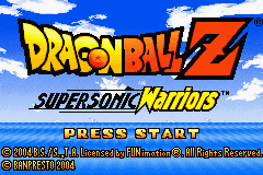 DragonBall Z - Supersonic Warriors (U)(Rising Sun) Title Screen