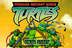 Teenage Mutant Ninja Turtles Volume 1 - Gameboy Advance Video (U)(Rising Sun) Title Screen