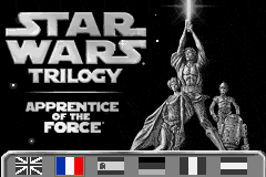 Star Wars Trilogy - Apprentice of the Force (E)(Rising Sun) Title Screen
