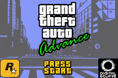 Grand Theft Auto Advance (U)(Mode7) Title Screen