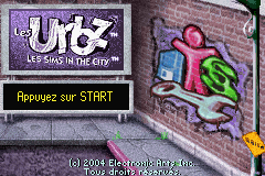 The Urbz - Sims in the City (E)(Rising Sun) Title Screen