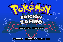 Pokemon Zafiro (S)(Independent) Title Screen