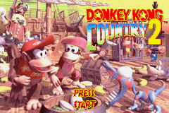 Donkey Kong Country 2 (U)(Independent) Title Screen