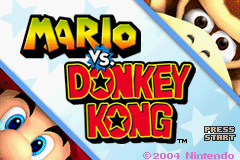 Mario Vs. Donkey Kong (E)(Rising Sun) Title Screen