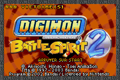 Digimon Battle Spirit 2 (E)(Independent) Title Screen