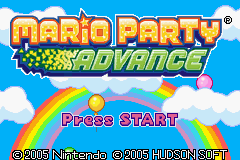 Mario Party Advance (U)(Endless Piracy) Title Screen