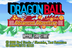 Dragonball Advanced Adventure (E)(Rising Sun) Title Screen
