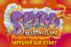 2 in 1 - Spyro 2 - Season of Flame & Crash Nitro Kart (E)(Rising Sun) Title Screen