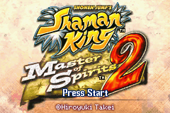 Shonen Jump's Shaman King - Master of Spirits 2 (U)(Trashman) Title Screen